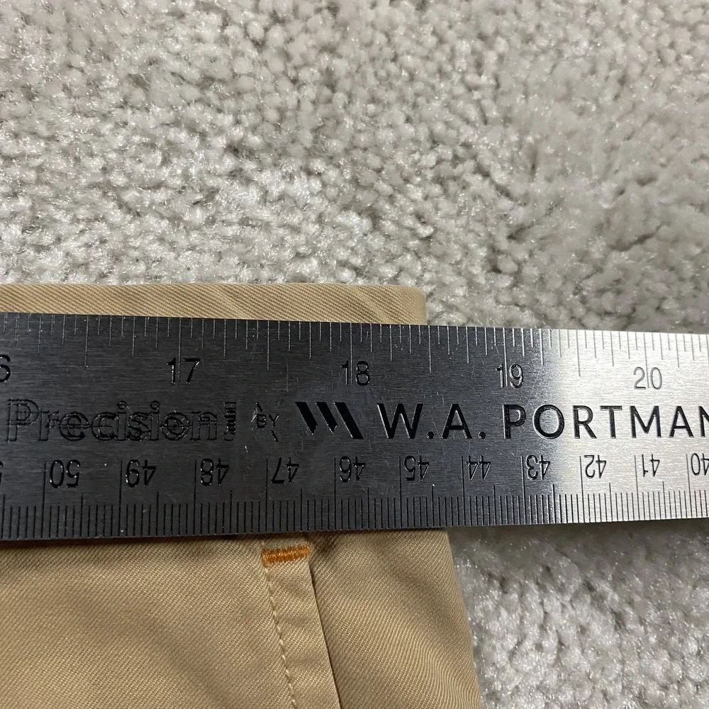 Tommy Bahama Pants Mens 34x30 Khaki Flat Front Pima Cotton Chino Work Office